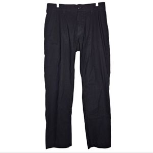 Union Bay Tech black flat front athletic / tech pants comfort waist
